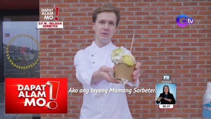 Dapat Alam Mo!: Sorbetes, nakarating na sa Belgium!