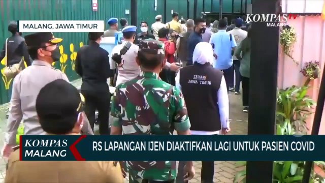 RS Lapangan Ijen Beroperasi Lagi, Untuk Pasien Covid Tanpa Gejala dan Gejala Ringan