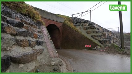 Mont-Saint-Guibert : remise en état d'un talus par Infrabel