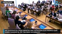 Así justificó el PSOE repetir una votación electrónica que había ganado el PP- 