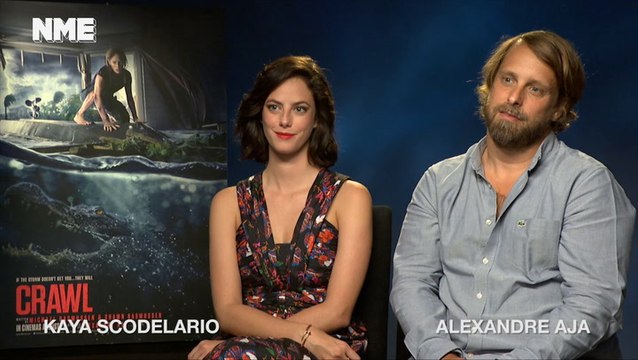Alexandre Aja and Kaya Scodelario talk about Crawl and play Alligator True or False