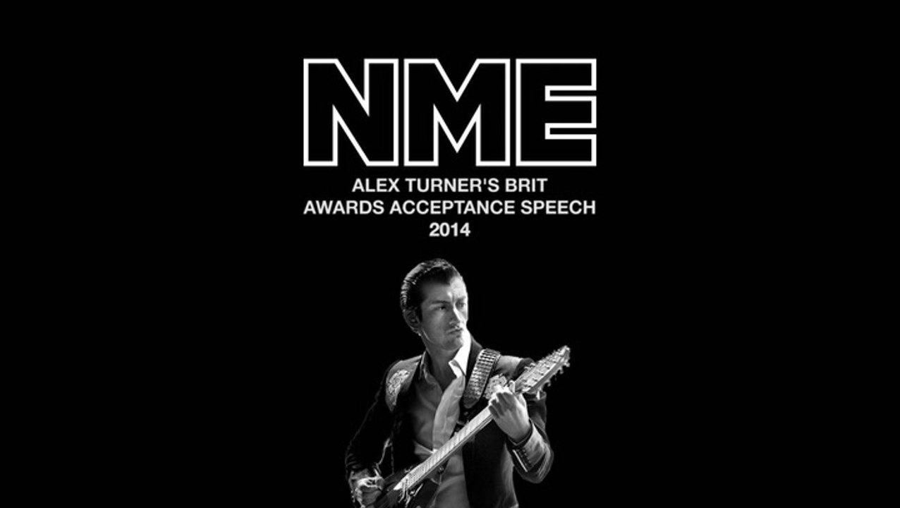 Alex Turner's Brit Awards acceptance speech 2014