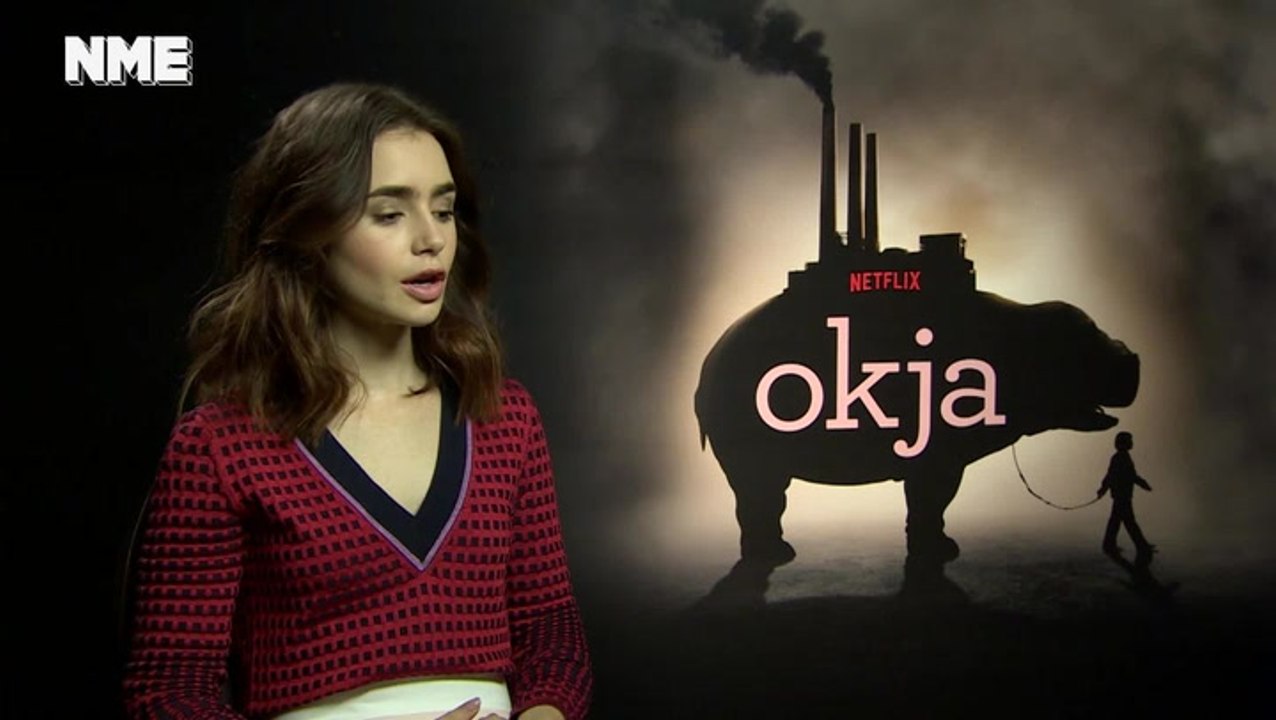 ‘Okja’ interview: Lily Collins on Cannes, working with Paul Dano and acting to a ‘giant stuffy pig’