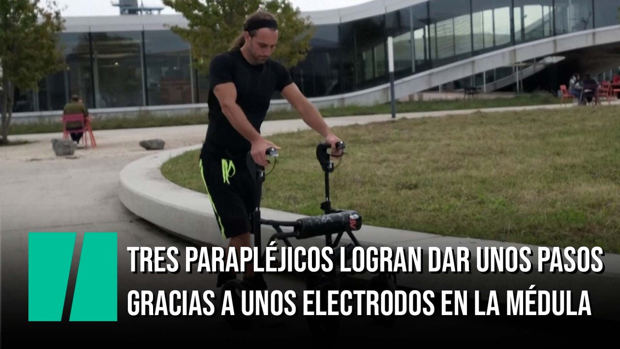 Tres parapléjicos han logrado dar unos pasos tras implantarles unos electrodos en la médula