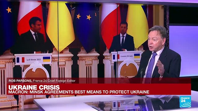 Macron says Russia, Ukraine both committed to Minsk accords