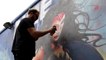 Watch graffiti artist Jim Vision create a Wonder Woman mural for NME's cover wrap