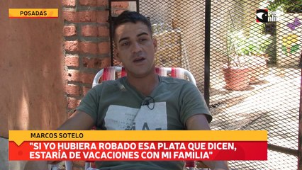 Si yo hubiera robado esa plata que dicen, estaría de vacaciones con mi familia