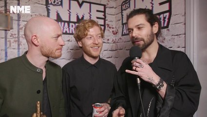 Biffy Clyro on winning Best British Band supported by Zig-Zag