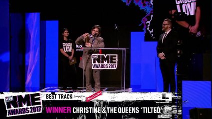 Christine and the Queens win Best Track at the VO5 NME Awards 2017