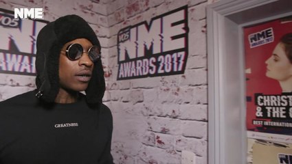 Skepta says he likes Sadiq Khan for "going against the grain" @ VO5 NME Awards 2017
