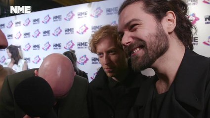 Biffy Clyro on their massive Download headline set and their plans to take on Glastonbury Festival at the VO5 NME Awards 2017