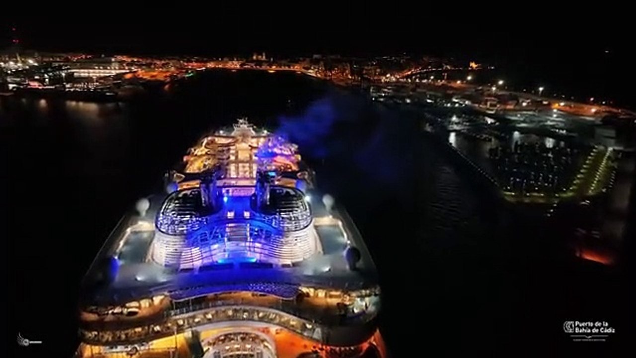 El crucero Wonder of the Seas llega a Cádiz