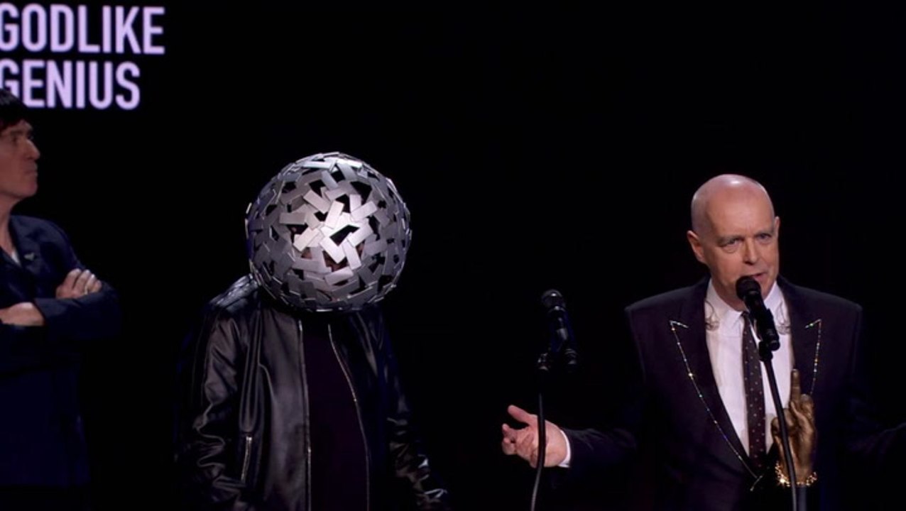 Pet Shop Boys accept NME Godlike Genius Award @ VO5 NME Awards 2017