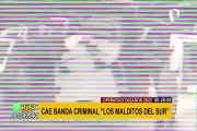 PNP desarticula banda criminal Los Malditos de Sur dedicada al robo y venta de autopartes