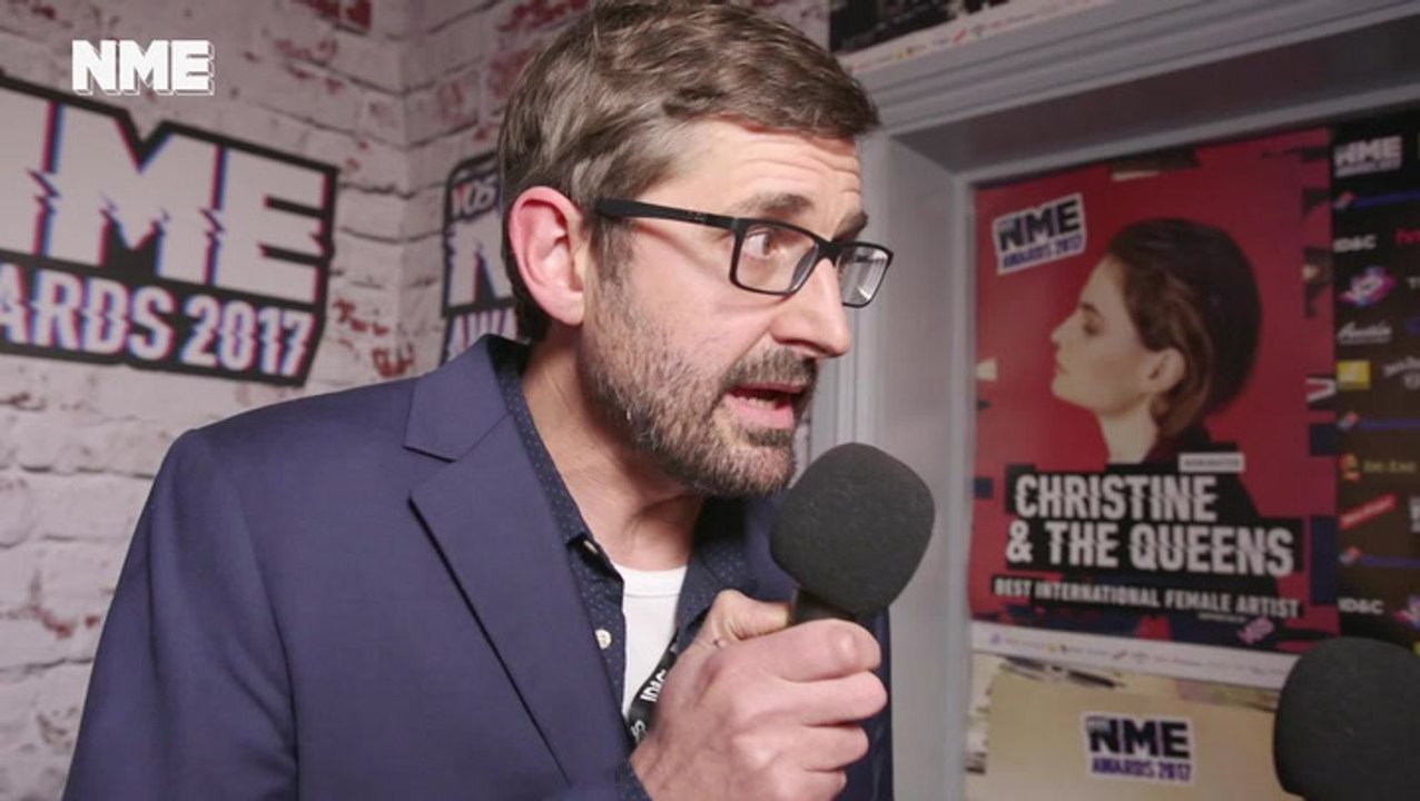 "They're making a film about me": Speaking at the V05 NME Awards, Louis Theroux explains that the Scientologists are "onto" him