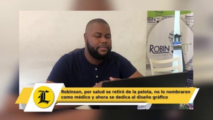 Por salud se retiró de la pelota, no lo nombraron como médico y ahora se dedica al diseño gráfico