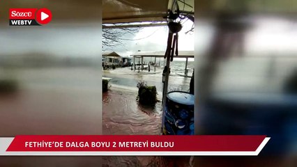 Muğla’da iki ilçeyi fırtına perişan etti