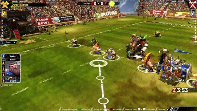 Blood Bowl 2 - Dwarfs Vs Skaven Trailer