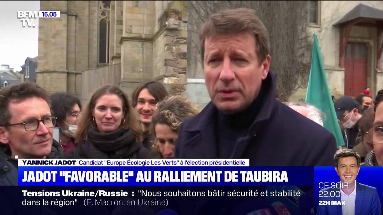"Nous avons les bras grands ouverts": Yannick Jadot est "favorable" à un ralliement de Christiane Taubira