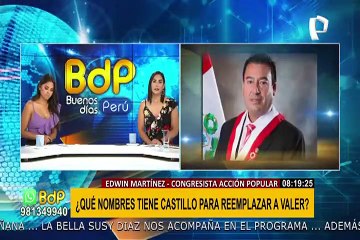 Edwin Martínez sobre futuro premier: "El Perú merece respeto, hay que ponerle cuadros idóneos"