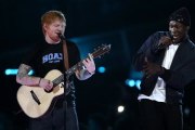 The Brit Awards 2017 - Stormzy performs with Ed Sheeran