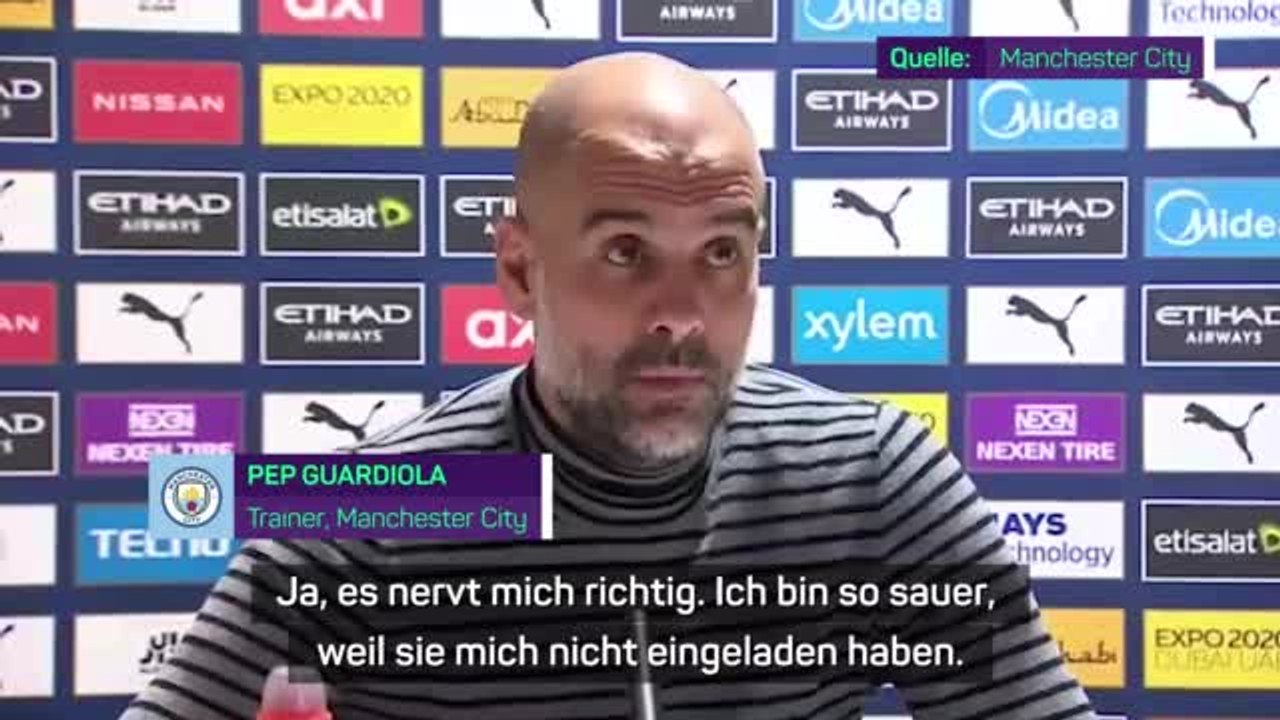 Guardiola zu City-Party: 'Spieler kennen Risiken'