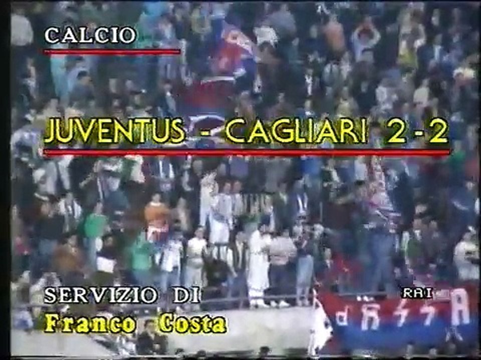 "COPPA ITALIA ANNI '80":  COPPA ITALIA,  STAGIONE 1986-87, QUARTI DI FINALE-RITORNO, JUVENTUS-CAGLIARI 2-2!
