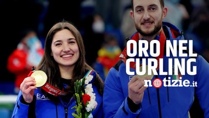 Olimpiadi Pechino 2022, Italia vince l’oro nel curling: chi sono Stefania Constantini e Amos Mosaner