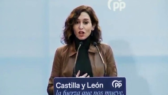 Ayuso bendice un pacto entre PP y Vox en Castilla y León: “Prefiero a Ortega Lara que a sus secuestradores”