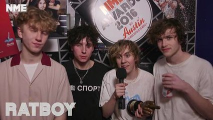 Download Video: NME AWARDS 2016 RAT BOY POST AWARD