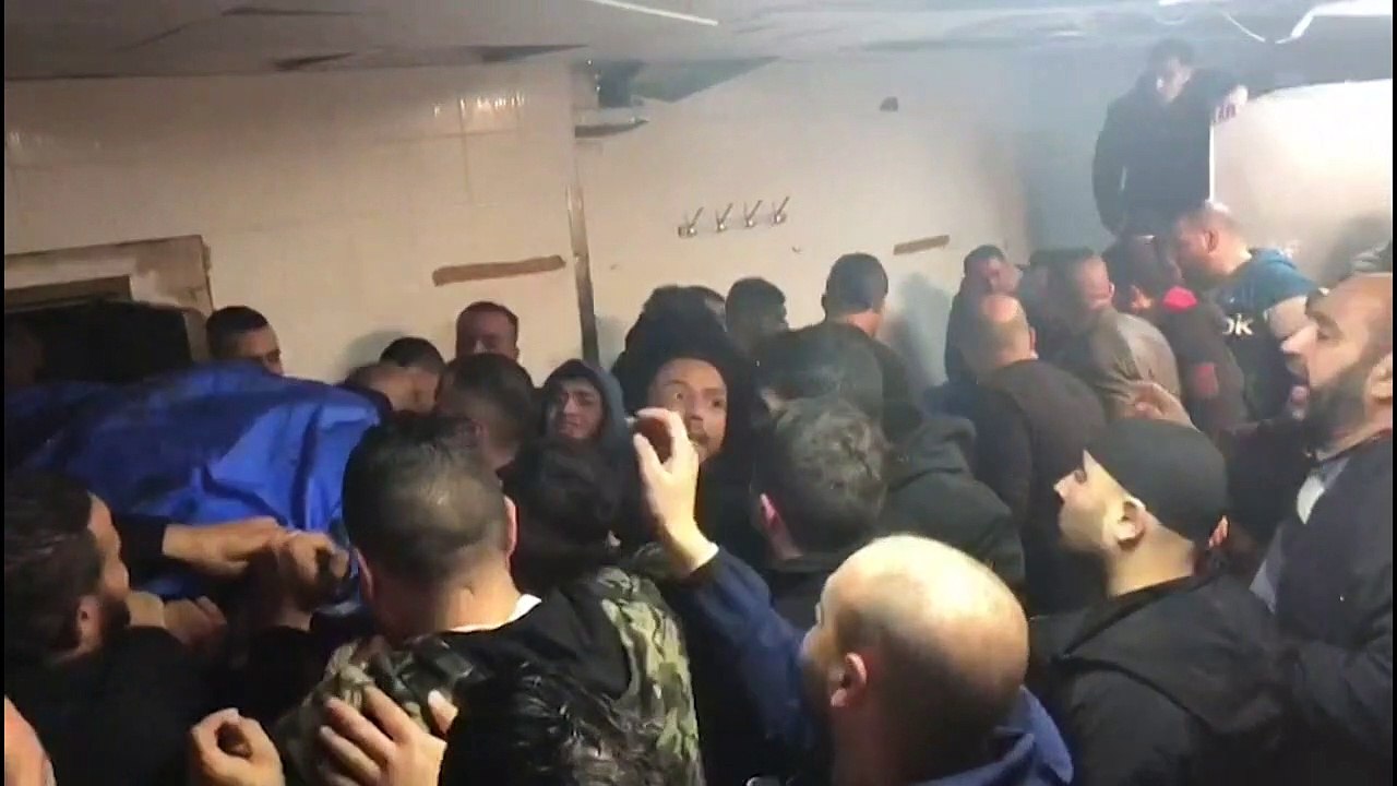 تشييع ثلاثة فلسطينيين قتلوا برصاص الجيش الإسرائيلي في الضفة الغربية