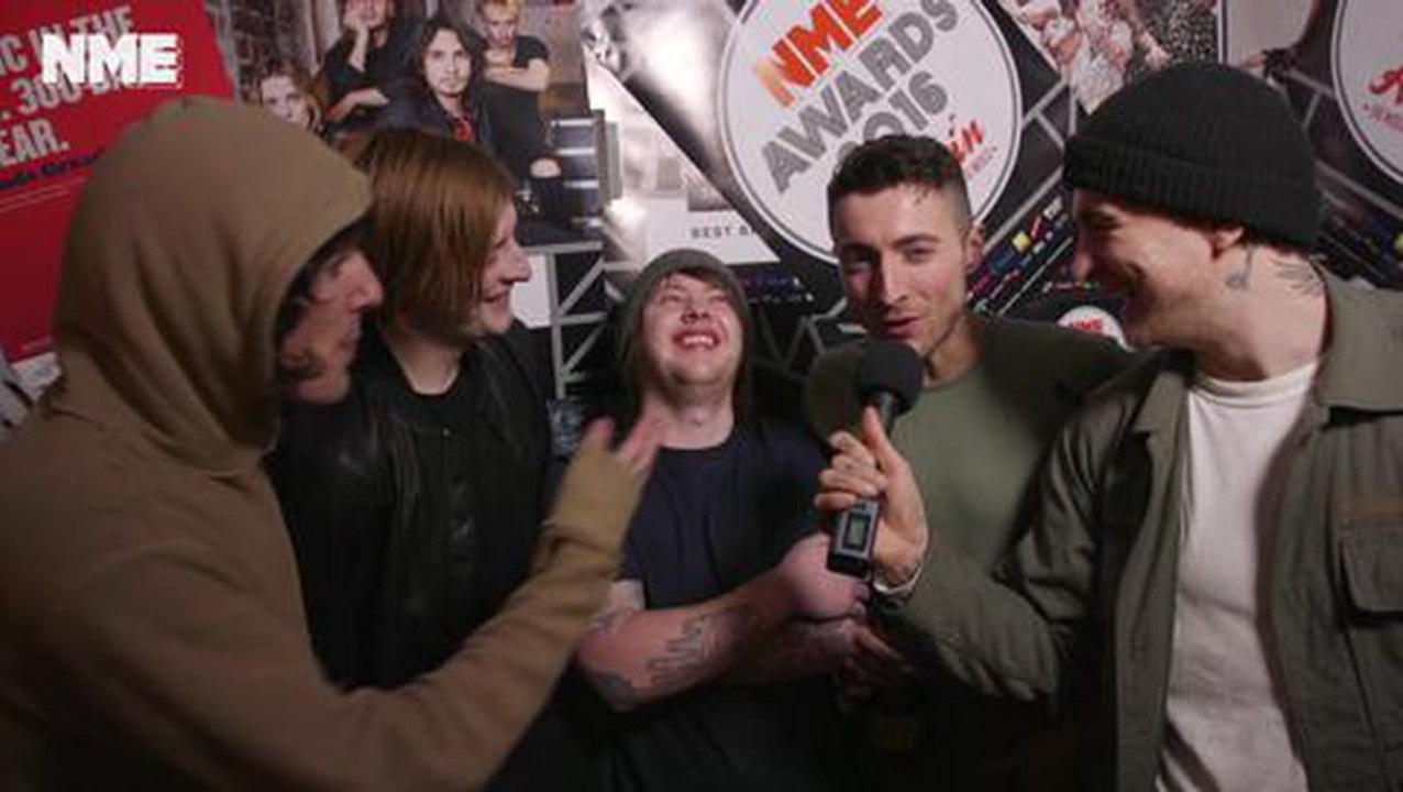 NME AWARDS 2016: Bring Me The Horizon Talk About Trashing Coldplay's Table
