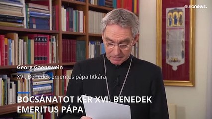 Bocsánatot kér XVI. Benedek pápa a papok által elkövetett szexuális zaklatások intézési módjáért