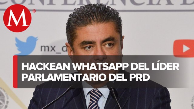 Luis Cházaro, líder parlamentario del PRD, denuncia hackeo de su WhatsApp