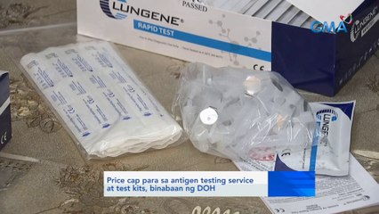 Price cap para sa antigen testing service at test kits, binabaan ng DOH | Saksi