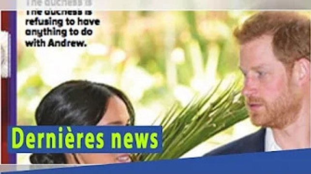 Prince Harry affûte ses armes avec Meghan Markle, leur vengeance contre prince Andrew froide