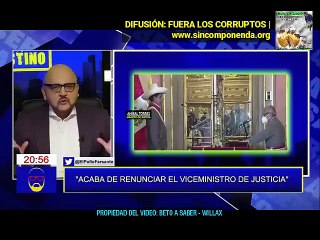 RENUNCIA Y DENUNCIA DEL VICEMINISTRO DE JUSTICIA DEL ABUELITO CASCARRABIAS, ANIBAL TORRES