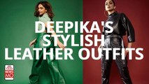 Deepika Padukone's stylish leather outfits