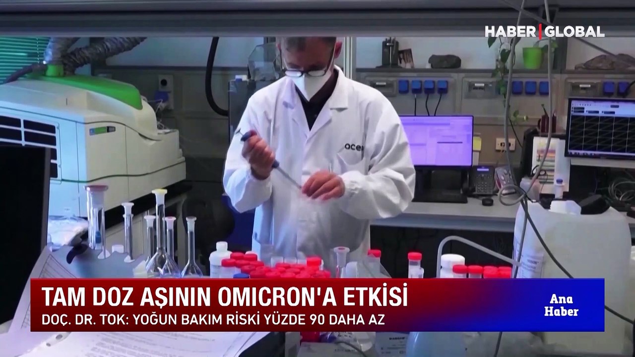 Tam doz aşının Omicron'a etkisi