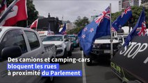 Nouvelle-Zélande: des camions autour du Parlement pour protester contre les mesures sanitaires