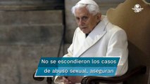Papa emérito Benedicto XVI pide perdón por 