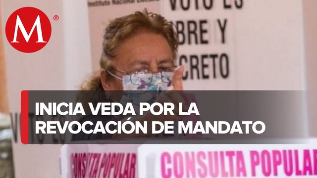 Por revocación, prohibida propaganda gubernamental hasta el 10 de abril: INE