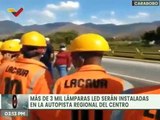 Carabobo | Más de 3 mil lámparas led serán instaladas en la Autopista Regional del Centro