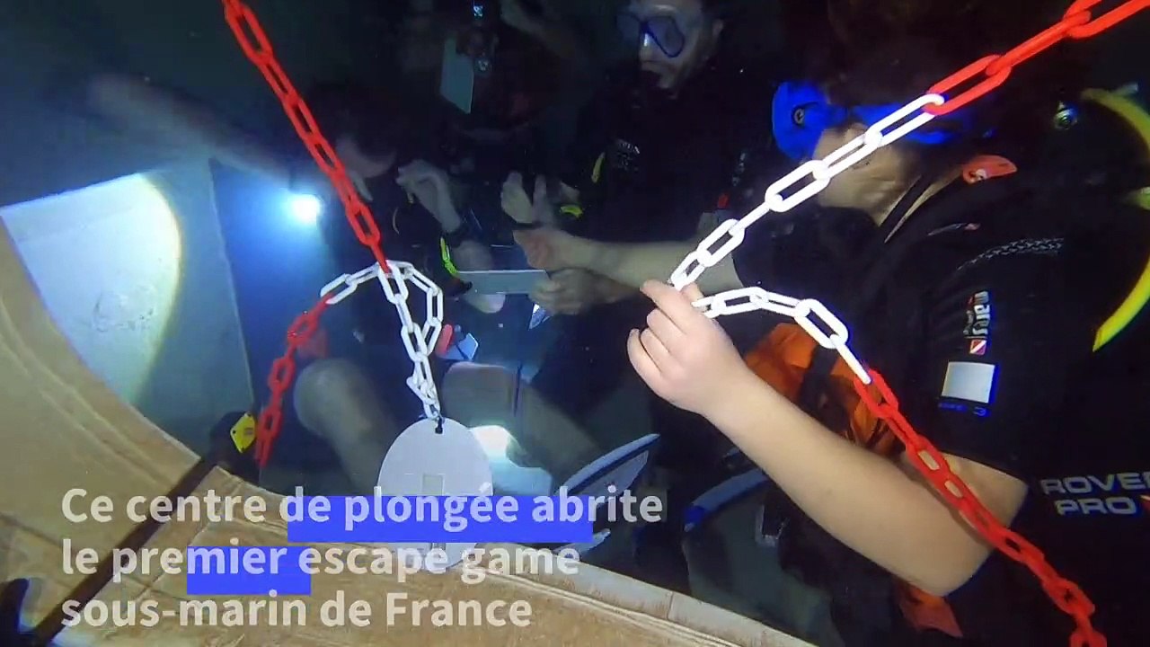 Le premier escape game sous-marin de France ouv...