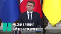 Macron asegura que no habrá escalada por parte de Rusia en Ucrania