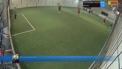 But de Sébastien  (6-5) - LES MAISONS TRADITIONS Vs NCA FC - 08/02/22 19:00 - LIGUE 3