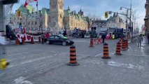Estado de emergencia en Otawa tras once días de protesta de los camioneros canadienses