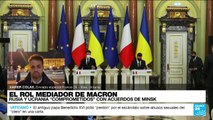 Informe desde Kiev: el mandatario francés llevó sus esfuerzos diplomáticos a Ucrania