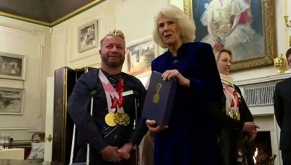 'Saucy' books no problem for Camilla as she toasts GB gold