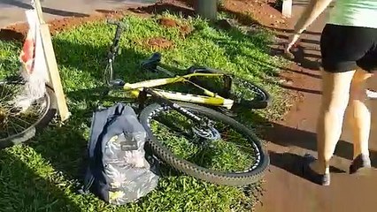 Ciclista é atropelado na Avenida Barão do Rio Branco